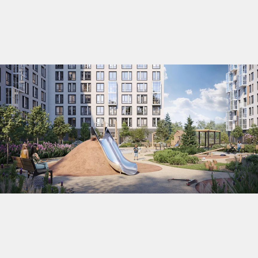 2-к. квартира, 57,3 м², 1/17 эт.