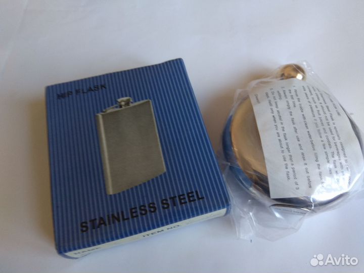 Новая фляга нержавейка 5oz