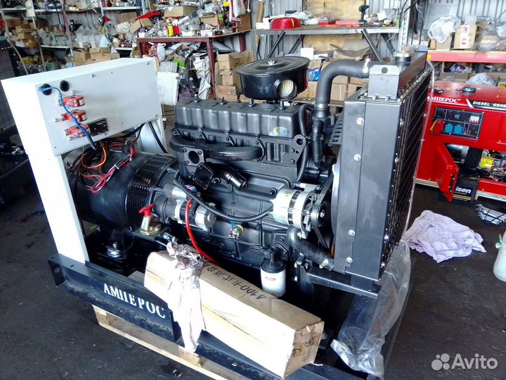 Дизельный генератор 16кВт открытый электростанция