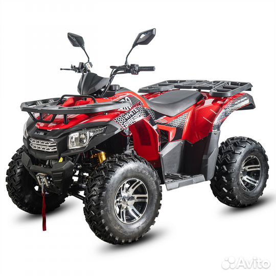 Электроквадроцикл white siberia sneg PRO MAX 6000W