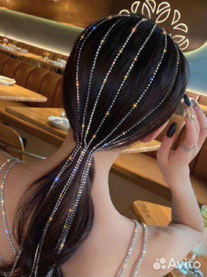 Ободок со стразами