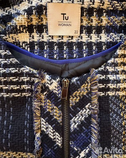 TU Жакет твидовый 44 46