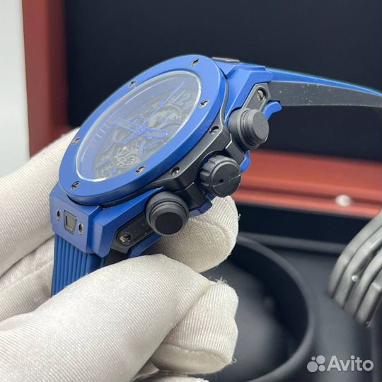 Часы Hublot blue steel