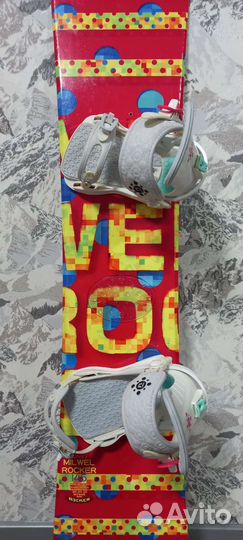 Сноуборд Ignio Milvel 145cm+крепления Union Flite