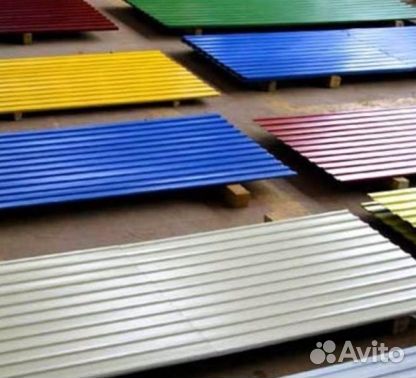 Профнастил С8 окрашеный, м2