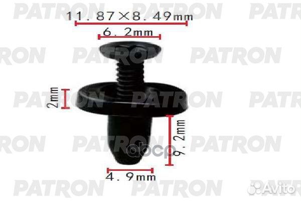 Клипса пластмассовая Ford,Mazda применяемость