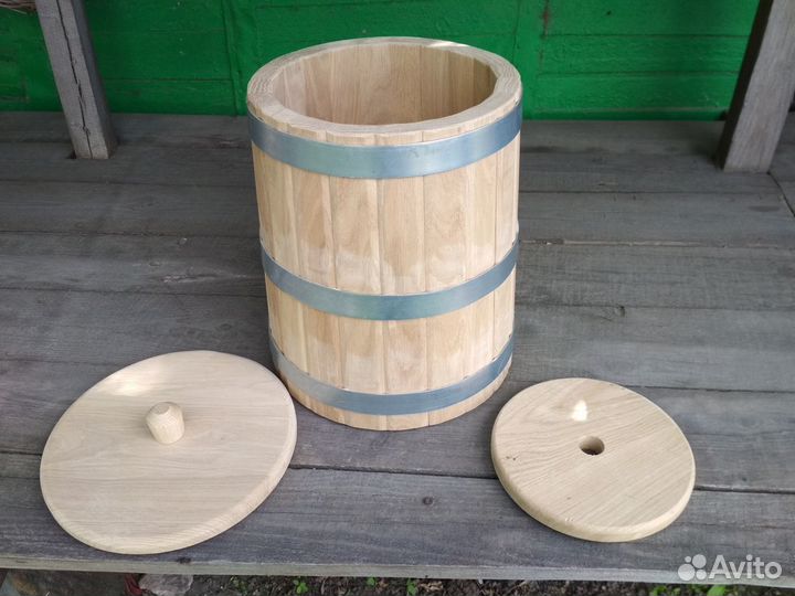Кадка дубовая 12л для солений