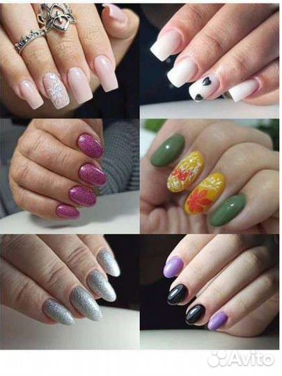 Маникюр, наращивание, коррекция ногтей