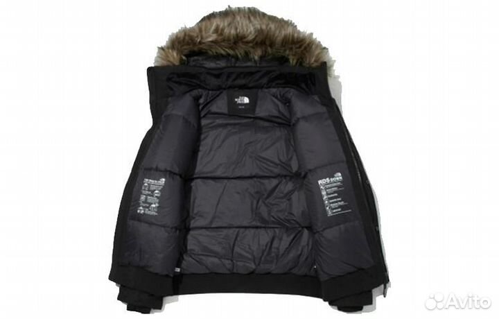 THE north face Down Jacket Unisex Black (50 (L)