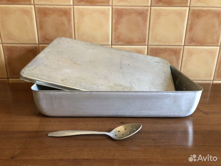 Форма - Лоток алюминевый пищевой. СССР