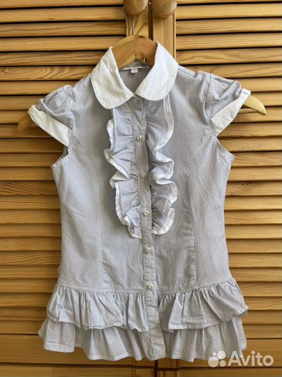 Блузка школьная 134 140