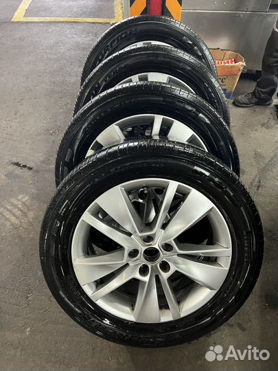 Колеса в сборе на Skoda Kodiaq R18 Pirelli