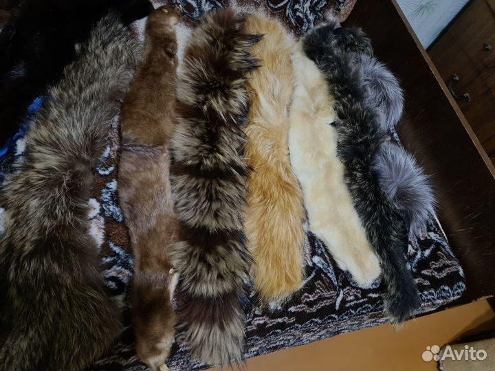 Воротники из натурального меха