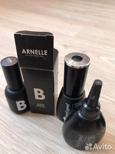 Базы и топы для гель лака открытые б/у