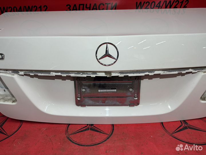 Крышка багажника в сборе Mercedes W212 цвет 650