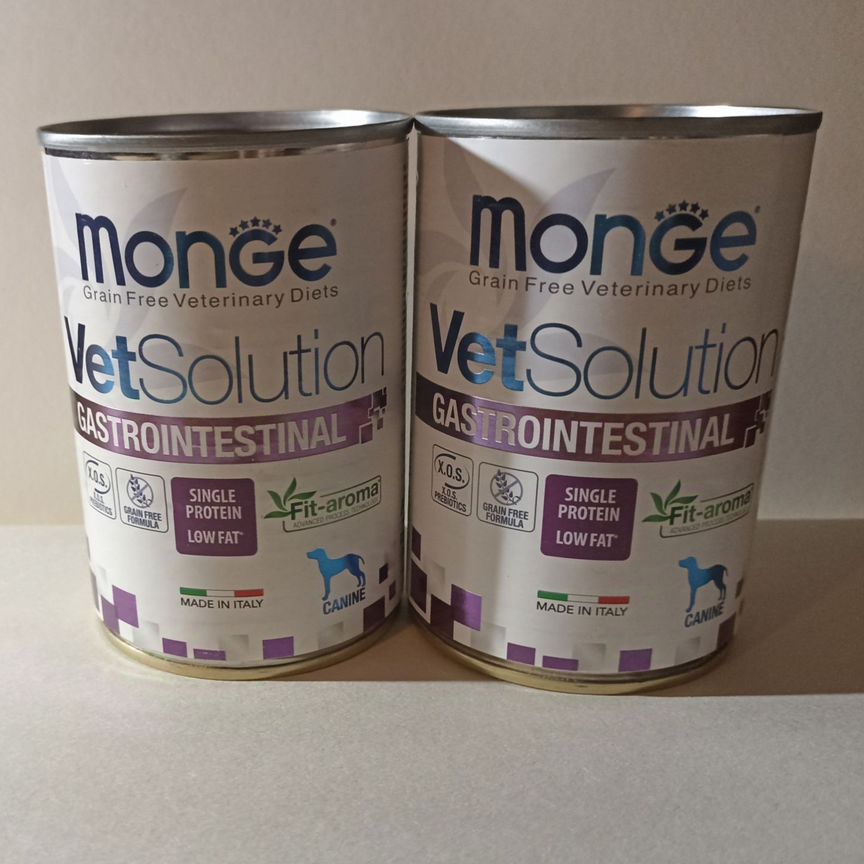 Monge vetsolution canine gastrointestinal low fat