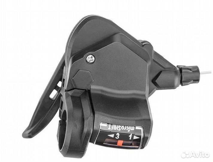 Шифтер Microshift TS38-3L левый 3 ск. с тросом 18