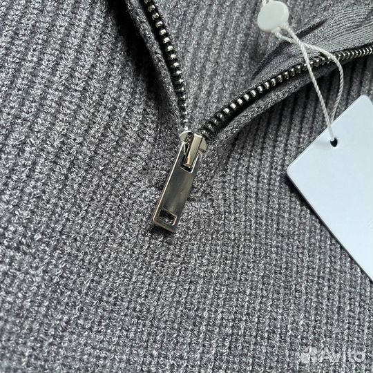 Кофта - полузамок Maison Margiela темно-серая