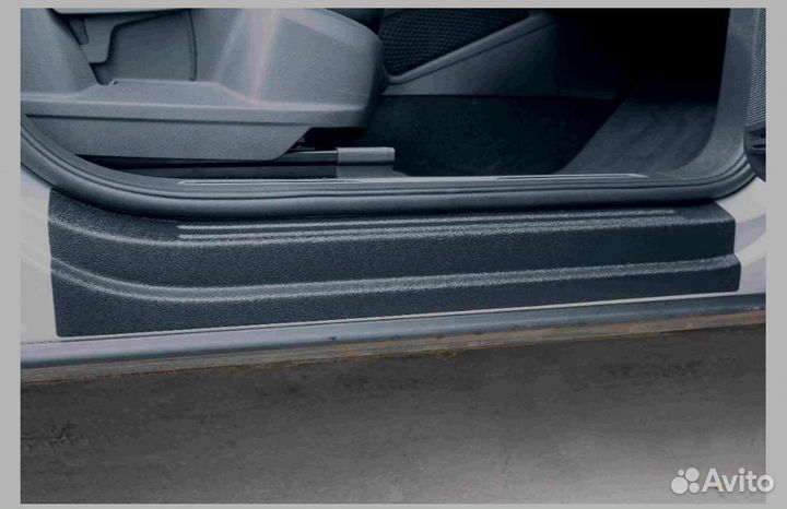 Накладки на пороги volkswagen tiguan 2