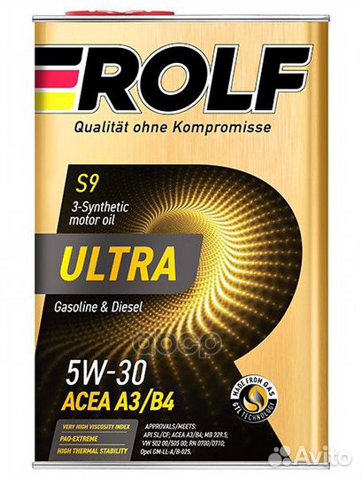 Rolf Ultra 5W30 a3/b4 1л rolf