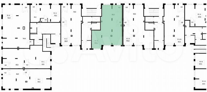 Аренда, торговое помещение, площадь 102.3 кв.м