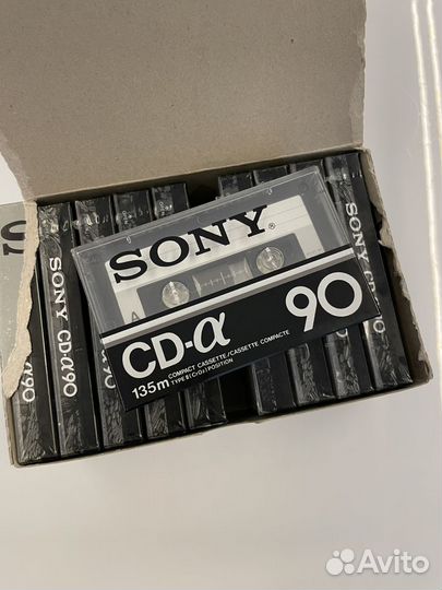 Аудиокассета Sony CD Alpha 90. Трапеция. 1978 год