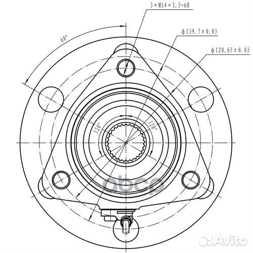 Ступица колеса Z89129R Zikmar