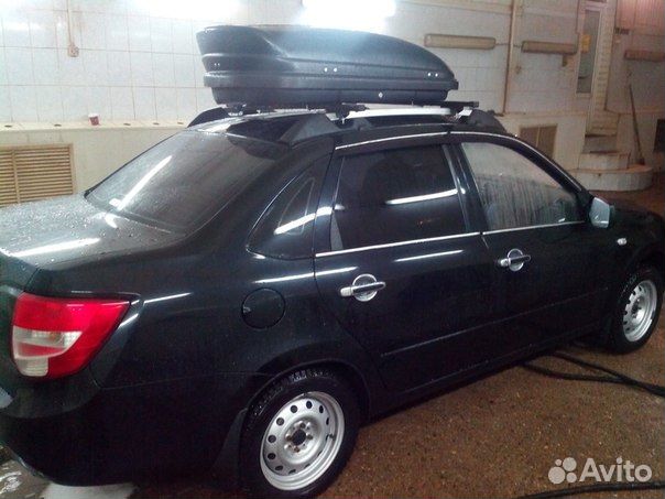 Автобоксы на крышу Ветлан 350 л на Nissan Patrol