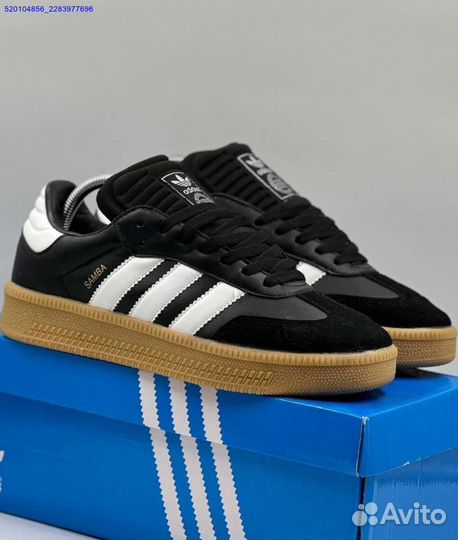 Кроссовки Adidas Samba Black (Арт.56871)