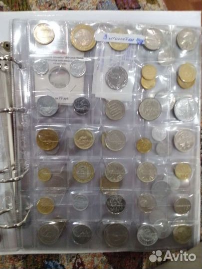 Новый альбом иностранными монетами