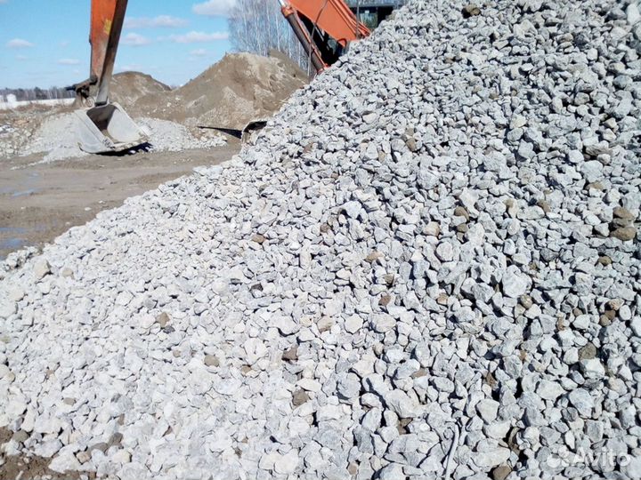 Щебень нефракционный доставка