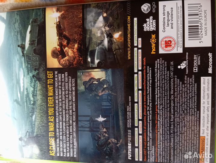 Operation Flashpoint dragon rising Xbox 360