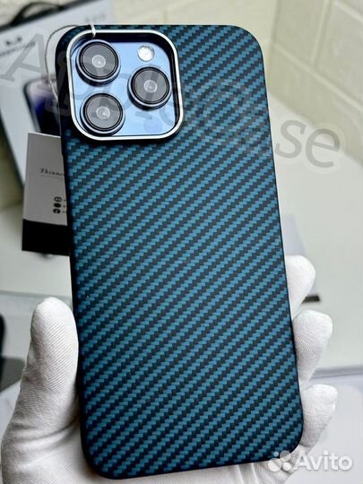 Чехол Kevlar на iPhone 15 Pro/15 Pro Max Magsafe