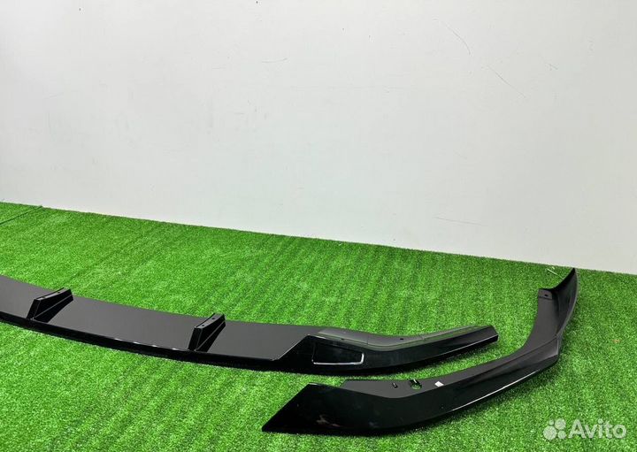 Сплиттер переднего бампера глянец Рест BMW G30 G31
