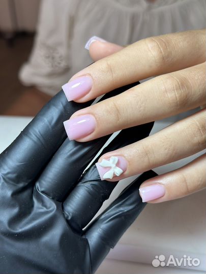 Маникюр, наращивание, покрытие гель лаком