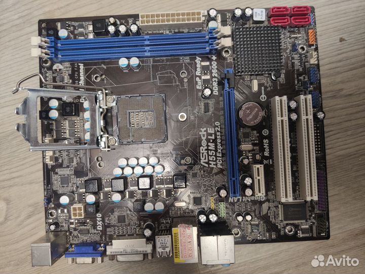 Плата asrock h55m le + xeon x3430