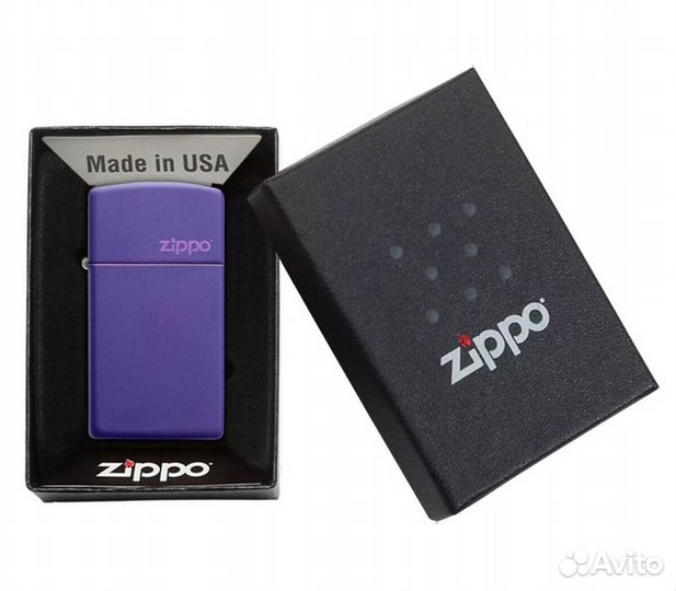 Зажигалка Zippo 1637ZL Slim Оригинал Новая