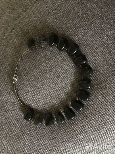 Морион. Колье из мориона