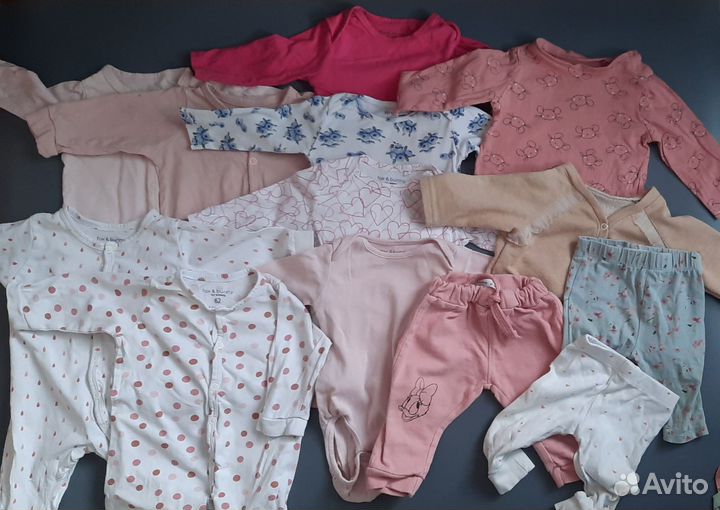 Одежда для девочки слипы, боди 62