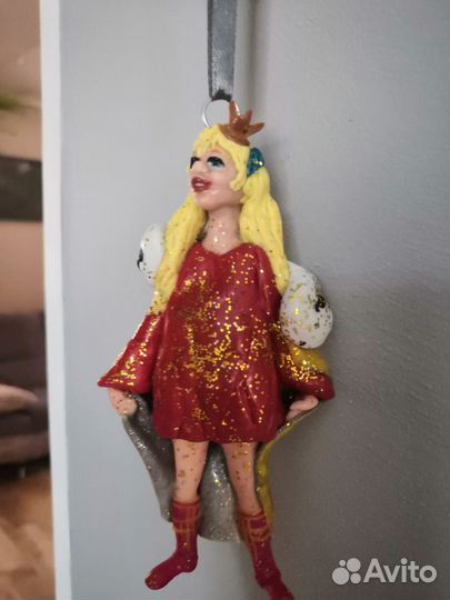 Подарочный набор новогодних игрушек ручной работы