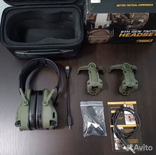 Активные наушники 6TH GEN Tactical headset