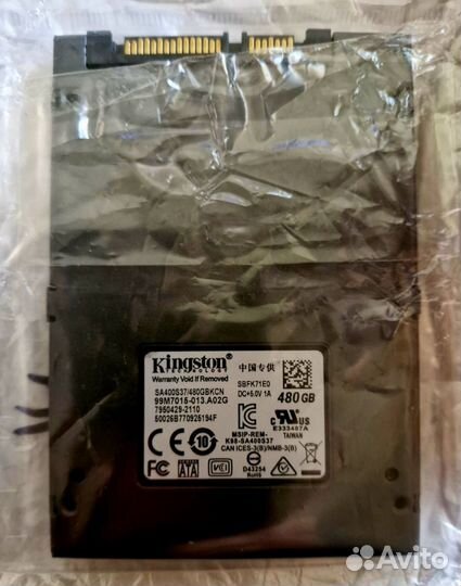 Ssd kingston 480gb