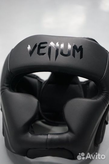 Комплект боксерский шлем и перчатки Venum elite