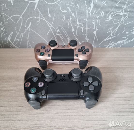 Sony PS4 Slim +2 геймпада +12 игр