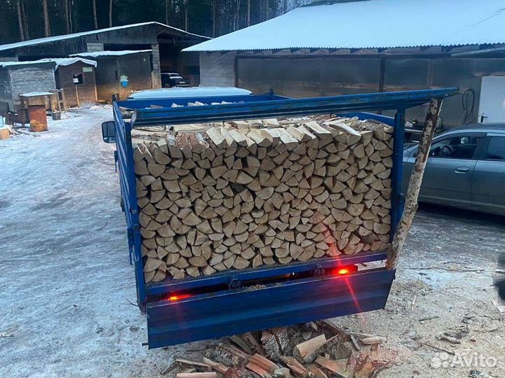 Дрова березовые. Колотые