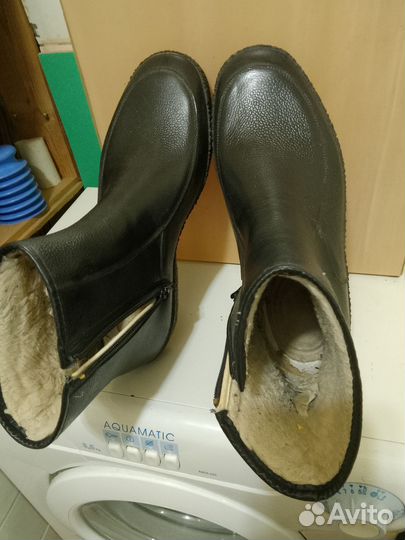 Сапоги резиновые утепленные мужские 44