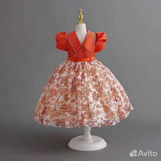 Нарядное платье для девочки 2в1