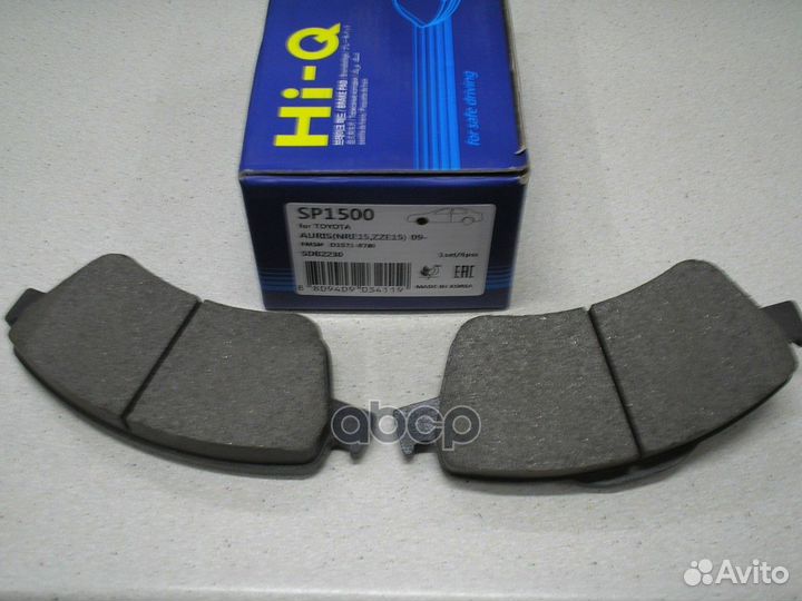 SP1500SNS GDB3481 0446502200 колодки дисковые п