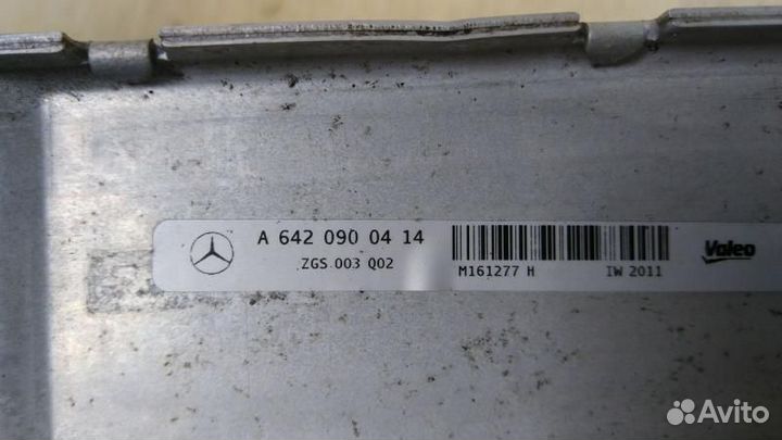 Интеркулер Mercedes-Benz A6420900414