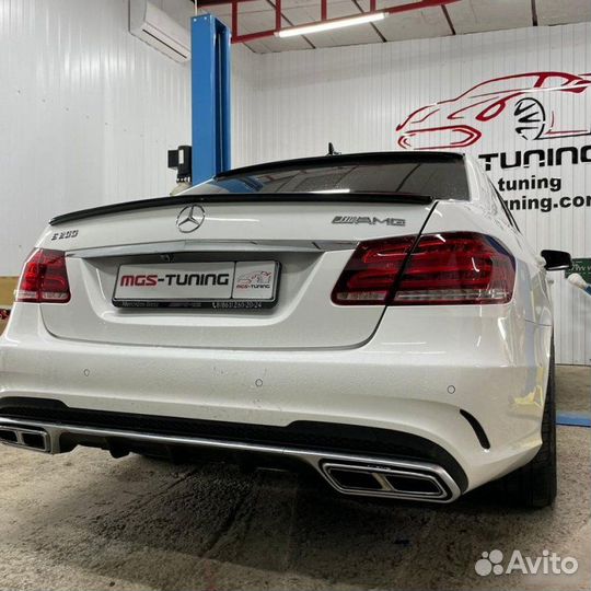 Диффузор c насадками E63s на E-class W212